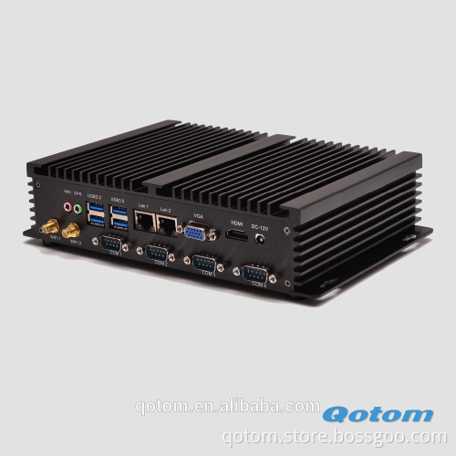 Industrial Mini Computer Qotom I37C4 with Celeron 1037U Pfsense Nuc Barebone PC Desktop Computer
